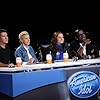 Ellen DeGeneres, Simon Cowell, Randy Jackson, and Kara DioGuardi in American Idol: The Search for a Superstar (2002)