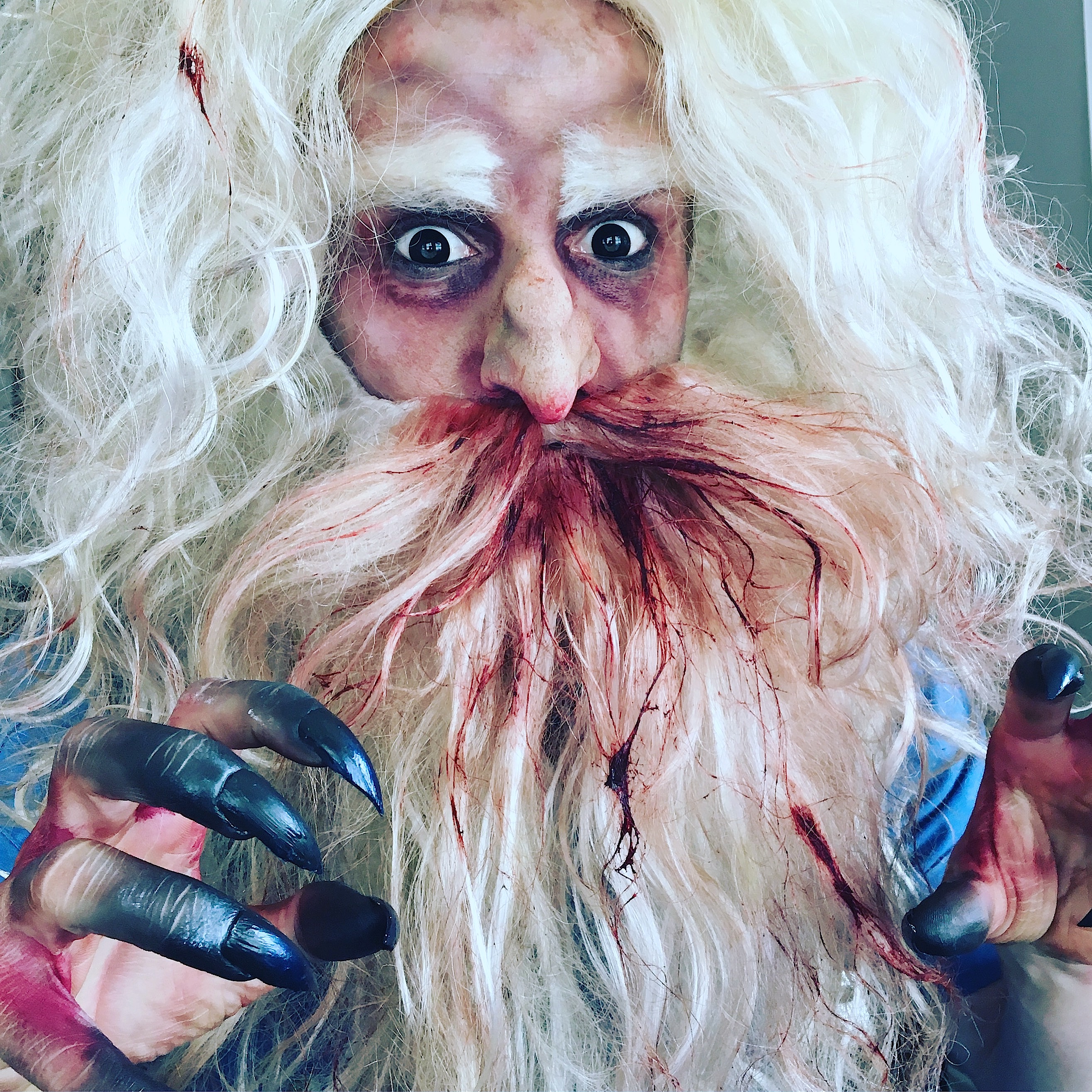 Playing Coal the Anti-Santa for Eli Roth's Crypt TV.