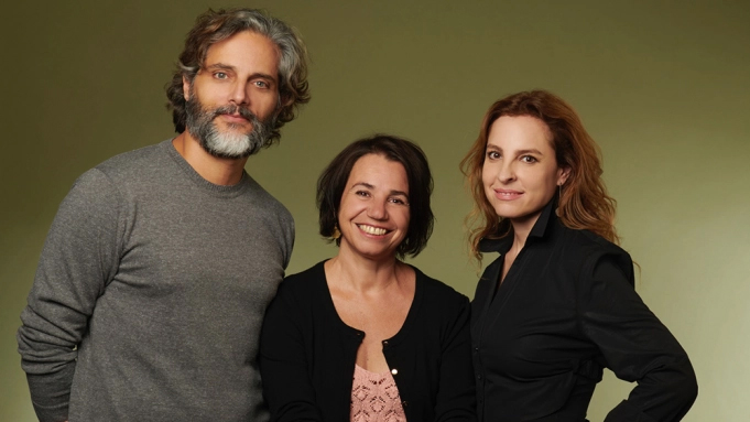 Marina de Tavira, Joaquín Furriel, and Celina Murga in The Freshly Cut Grass (2024)