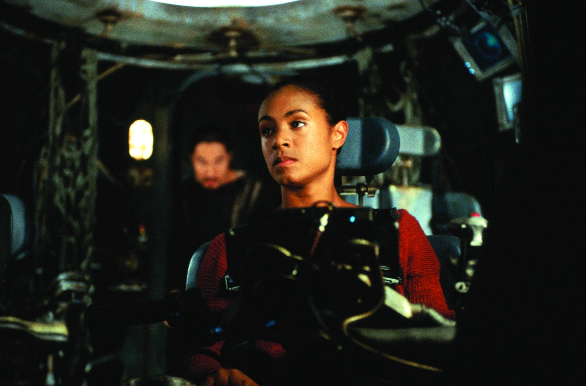 Jada Pinkett Smith and Anthony Brandon Wong in The Matrix Revolutions (2003)