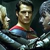 Amy Adams, Henry Cavill, and Antje Traue in Man of Steel (2013)