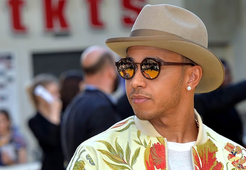 Lewis Hamilton at an event for Minions (2015)