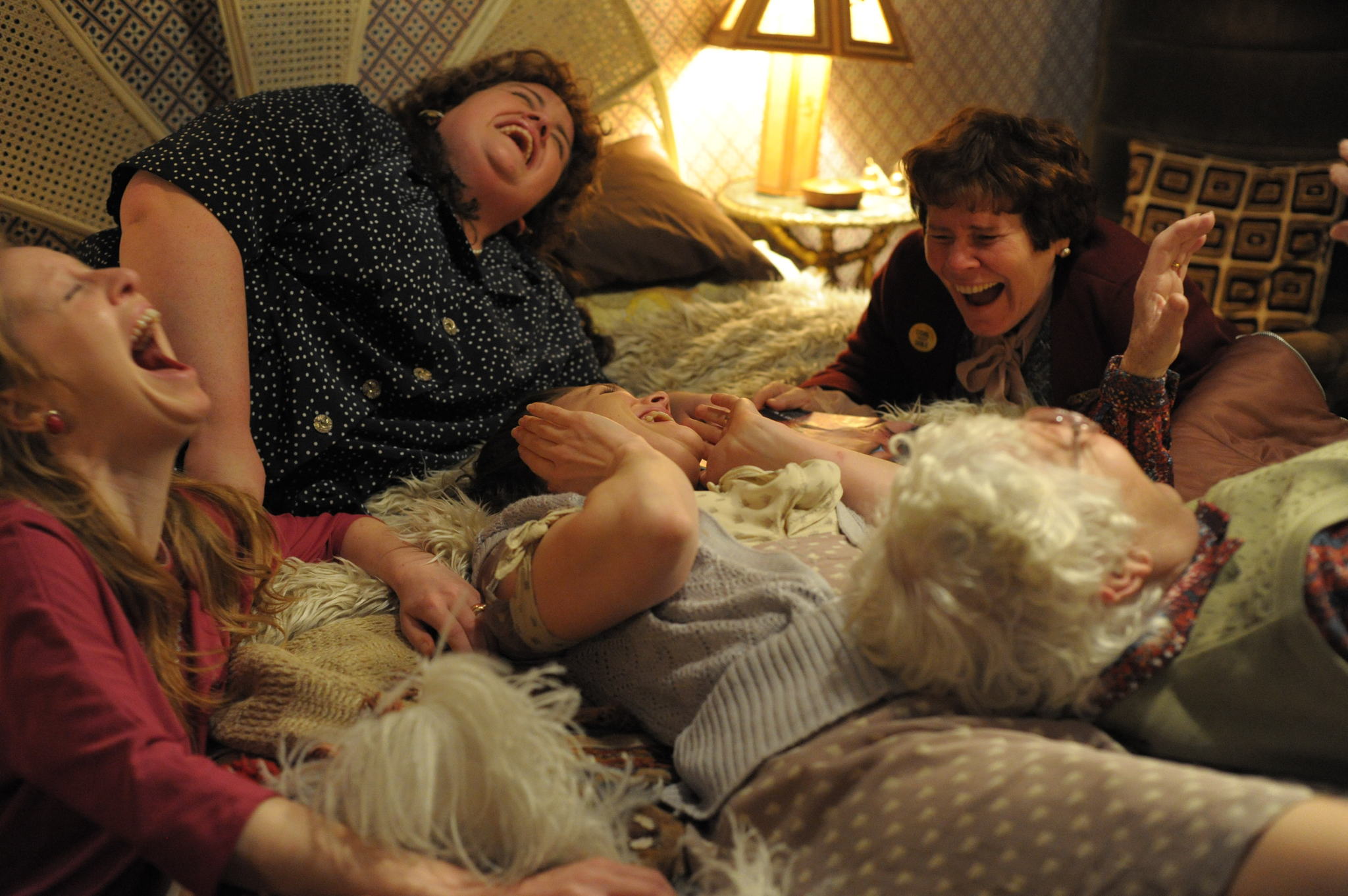 Imelda Staunton, Menna Trussler, Jessie Cave, and Jessica Gunning in Pride (2014)