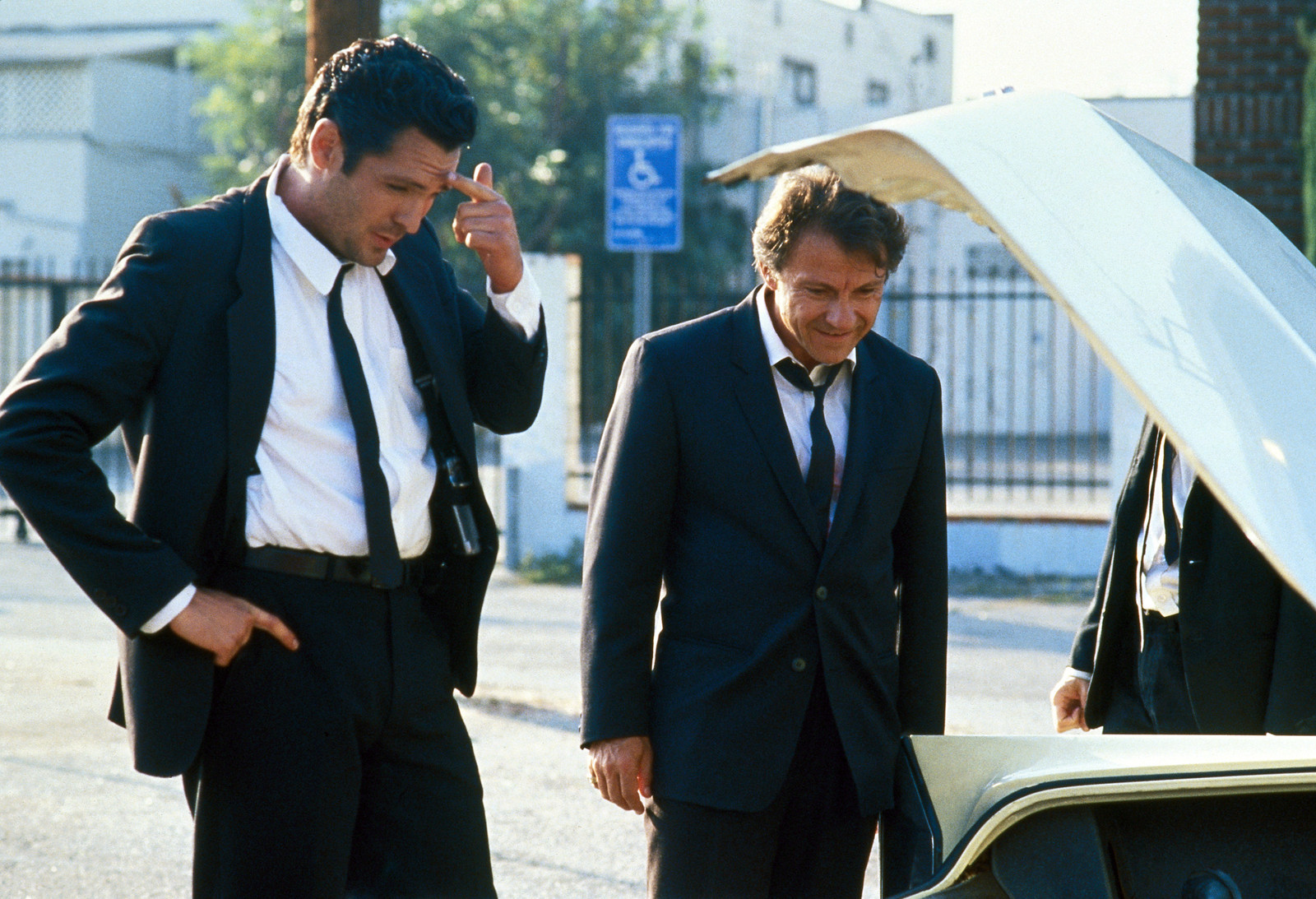 Harvey Keitel and Michael Madsen in Reservoir Dogs (1992)