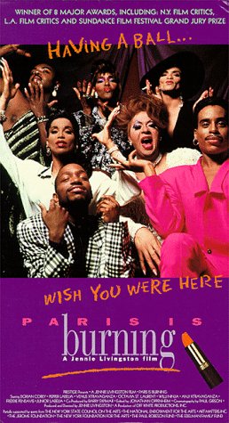 Dorian Corey, Junior LaBeija, Pepper LaBeija, Willi Ninja, Freddie Pendavis, Octavia St. Laurent, and Anji Xtravaganza in Paris Is Burning (1990)