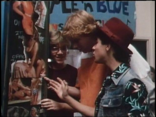 Pat Mastroianni, Stefan Brogren, and Neil Hope in Degrassi High (1987)