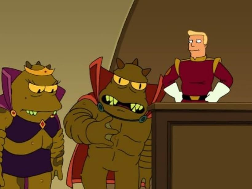 Maurice LaMarche, Tress MacNeille, and Billy West in Futurama (1999)