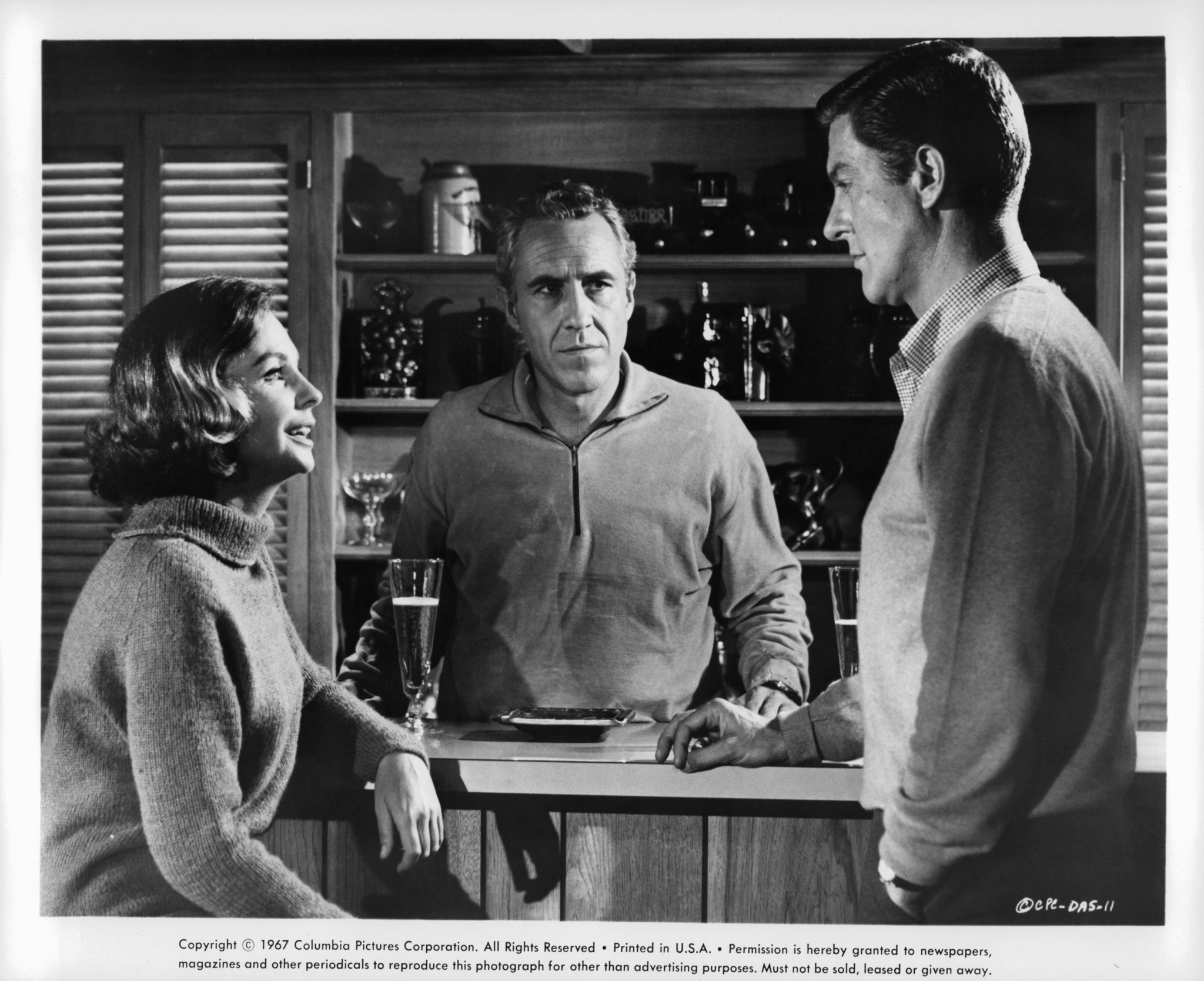 Jason Robards, Jean Simmons, and Dick Van Dyke in Divorce American Style (1967)