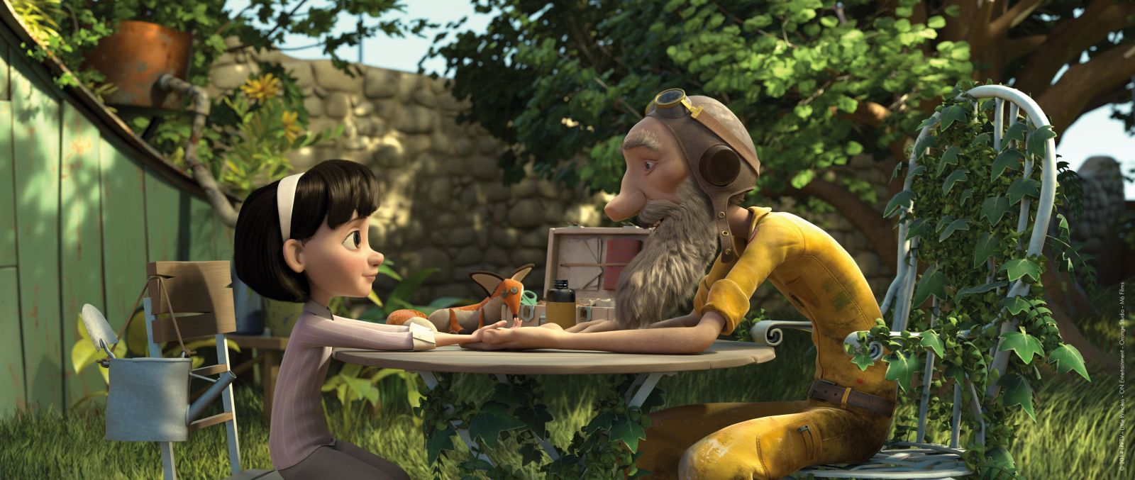 Jeff Bridges and Mackenzie Foy in The Little Prince (2015)