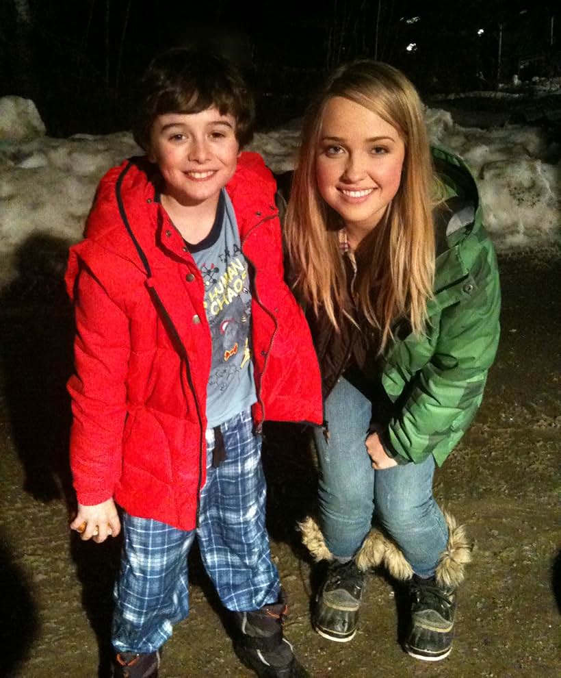 Siobhan Willams, the sweetest young lady with Valin on location in Nelson BC "A Christmas Miracle"