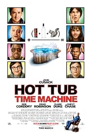 John Cusack, Chevy Chase, Clark Duke, Craig Robinson, Rob Corddry, Brook Bennett, Aliu Oyofo, and Jake Rose in Hot Tub Time Machine (2010)