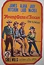 Gary Conway, Alana Ladd, Jody McCrea, James Mitchum, and Chill Wills in Young Guns of Texas (1962)