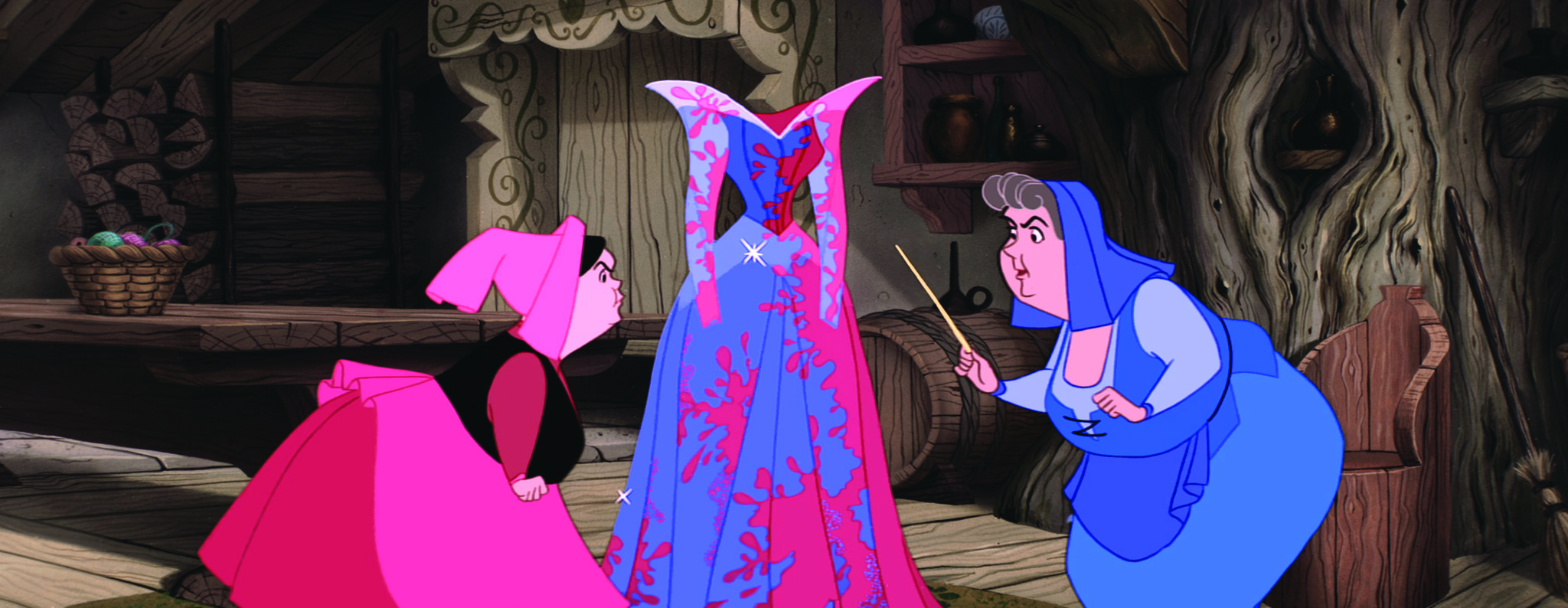 Verna Felton and Barbara Luddy in Sleeping Beauty (1959)