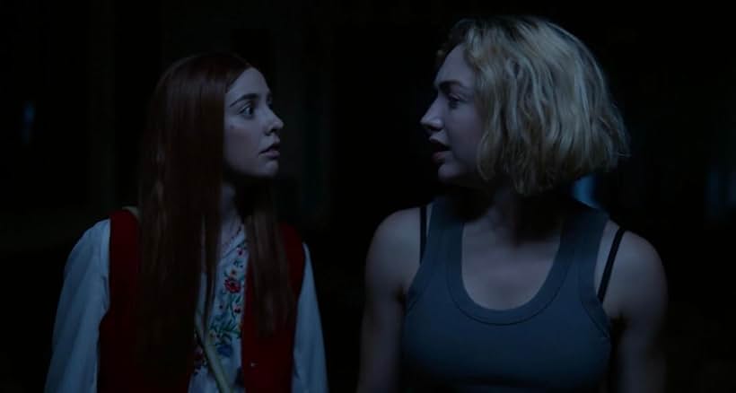 Peyton List and RaeAnne Boon in School Spirits (2023)