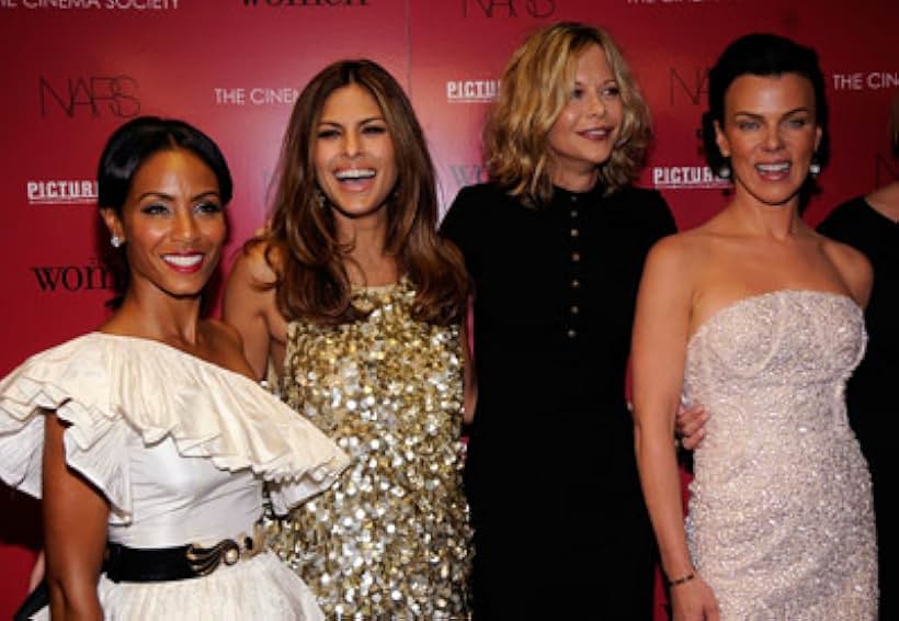 Meg Ryan, Debi Mazar, Jada Pinkett Smith, and Eva Mendes at an event for The Women (2008)