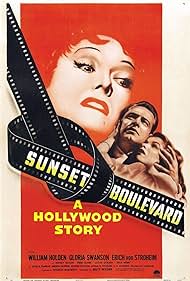 William Holden, Nancy Olson, and Gloria Swanson in Sunset Boulevard (1950)