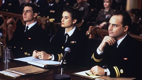 Tom Cruise, Demi Moore, and Kevin Pollak in A Few Good Men (1992)