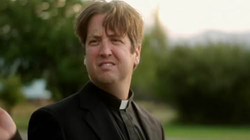 Father William Smoortser drops his bible into a toilet at a rest stop just before embarking on a day-long canoe trip, breaking loose all glorious hell.