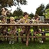 Edward Norton, L.J. Foley, Lucas Hedges, Chandler Frantz, Max Derderian, Gabriel Rush, Charlie Kilgore, and Andreas Sheikh in Moonrise Kingdom (2012)