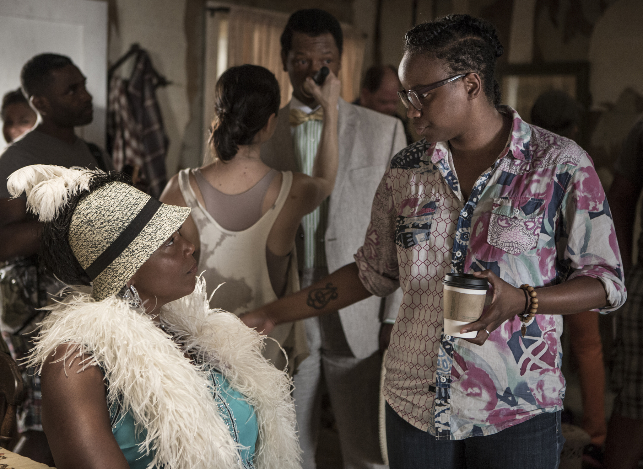 Queen Latifah and Dee Rees in Bessie (2015)