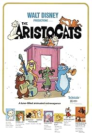 Scatman Crothers, Eva Gabor, Sterling Holloway, Hermione Baddeley, Pat Buttram, Dean Clark, Gary Dubin, Liz English, Phil Harris, Lord Tim Hudson, George Lindsey, Roddy Maude-Roxby, Thurl Ravenscroft, Vito Scotti, and Paul Winchell in The Aristocats (1970)