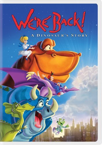 John Goodman, Jay Leno, Charles Fleischer, Felicity Kendal, René Le Vant, Yeardley Smith, and Joey Shea in We're Back! A Dinosaur's Story (1993)