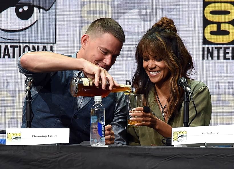 Halle Berry and Channing Tatum at an event for Kingsman: The Golden Circle (2017)