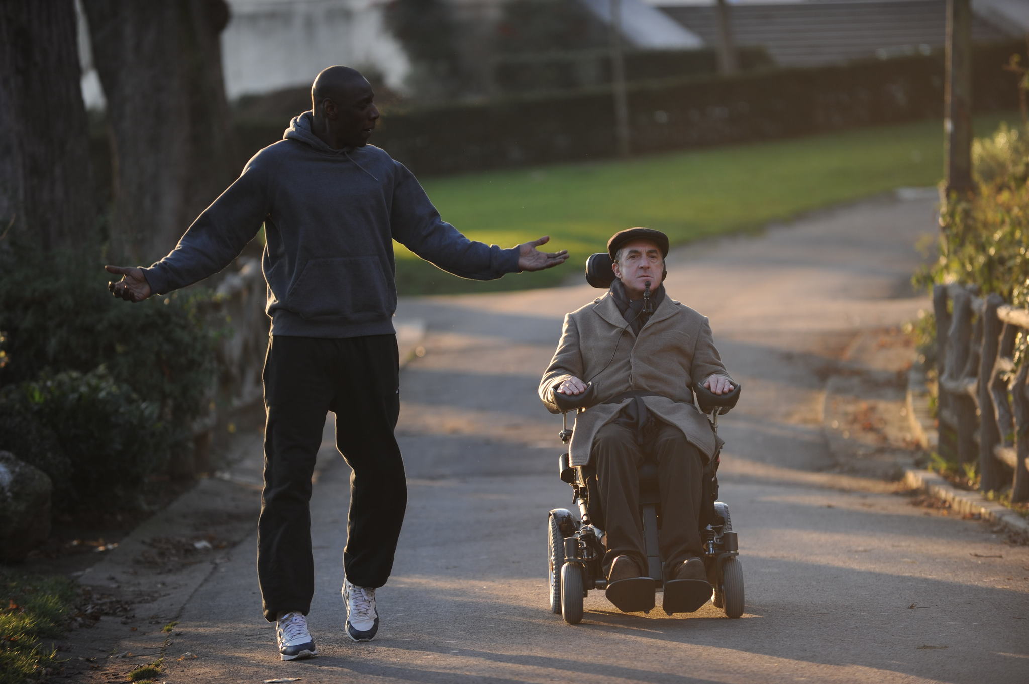 François Cluzet and Omar Sy in The Intouchables (2011)