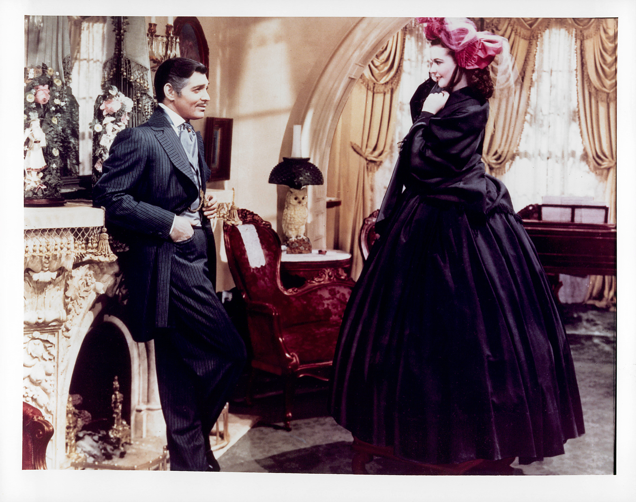 Clark Gable and Vivien Leigh in Gone with the Wind (1939)