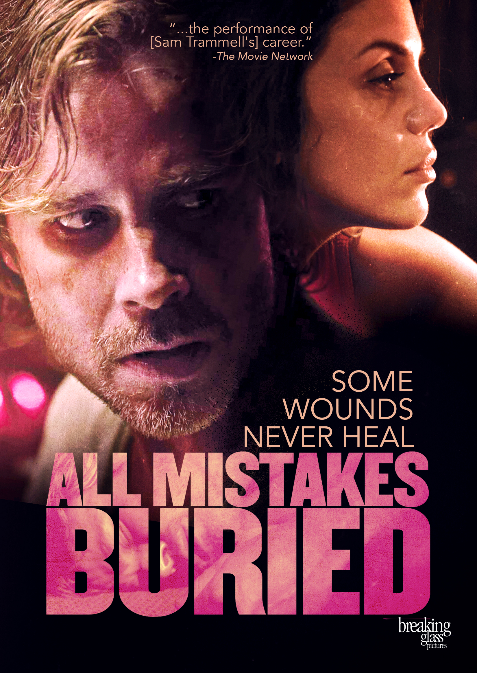 Sam Trammell and Vanessa Ferlito in All Mistakes Buried (2015)