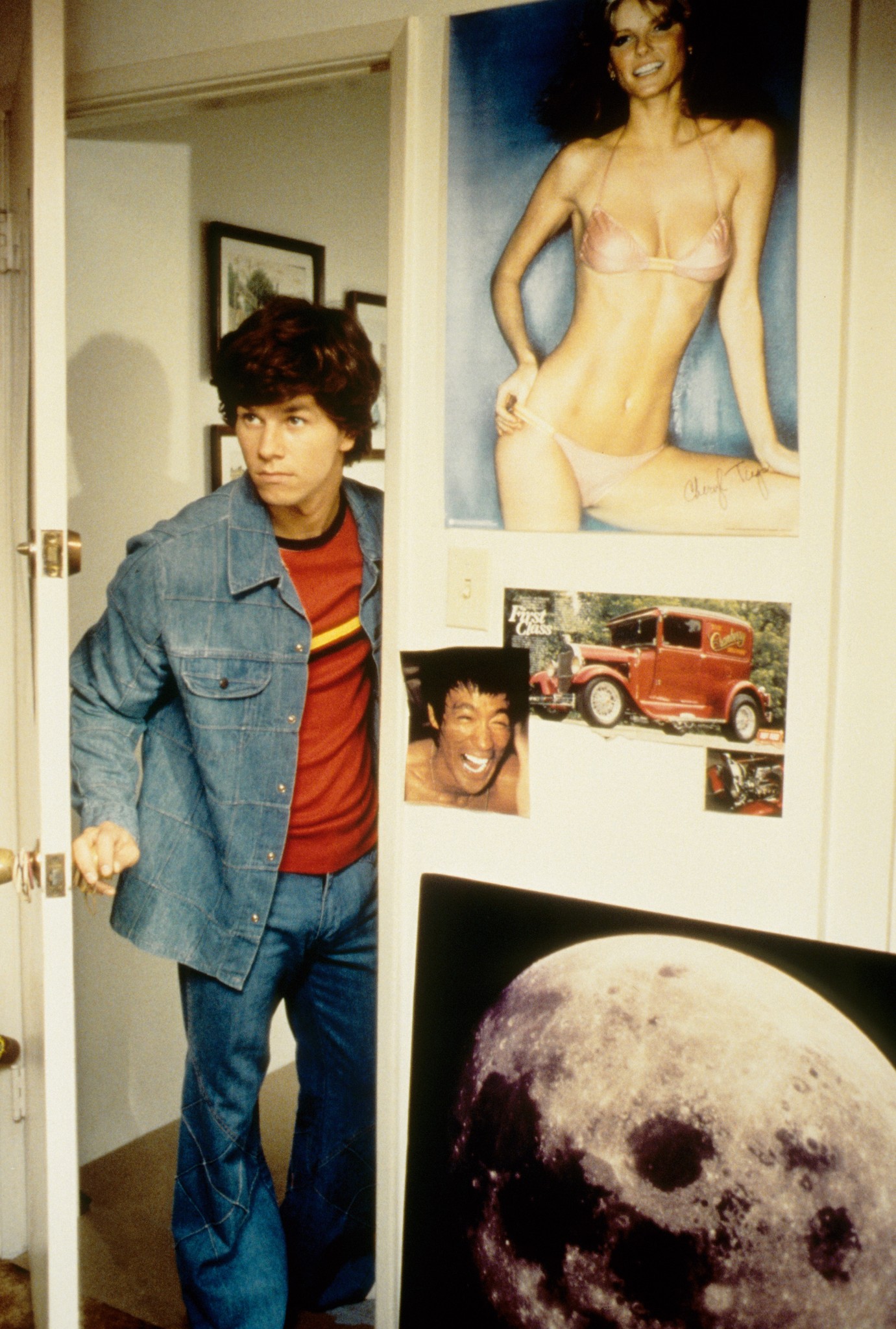 Mark Wahlberg and Cheryl Tiegs in Boogie Nights (1997)