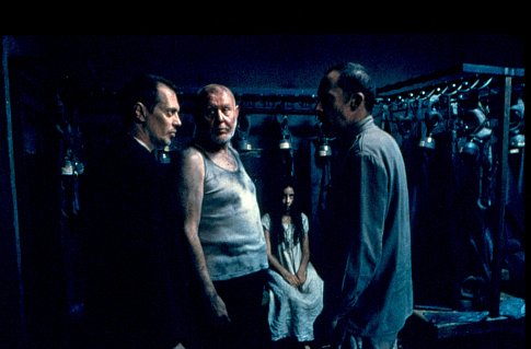 Steve Buscemi, Daniel Benzali, and Kamelia Grigorova in The Grey Zone (2001)