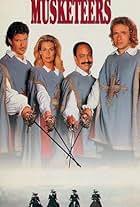 David Hasselhoff, Cheech Marin, Alison Doody, and Thomas Gottschalk in Ring of the Musketeers (1992)