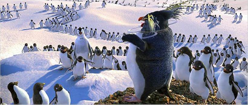 HAPPY FEET Denise Blasor the voice of Adelie Chica with Robin Williams