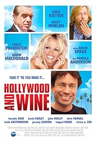 Pamela Anderson, Chazz Palminteri, David Spade, and Chris Kattan in Hollywood & Wine (2011)