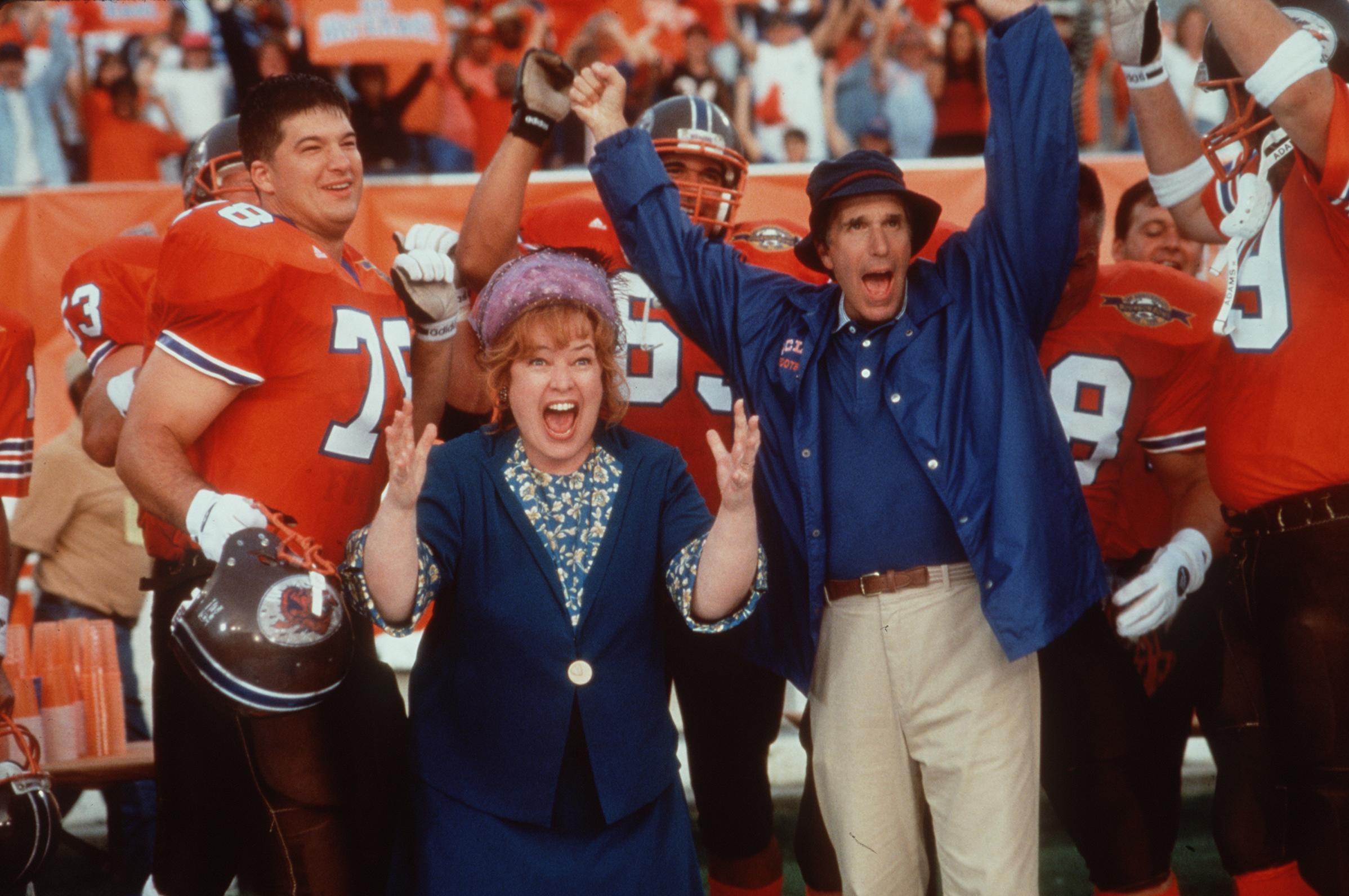 Kathy Bates and Henry Winkler in The Waterboy (1998)