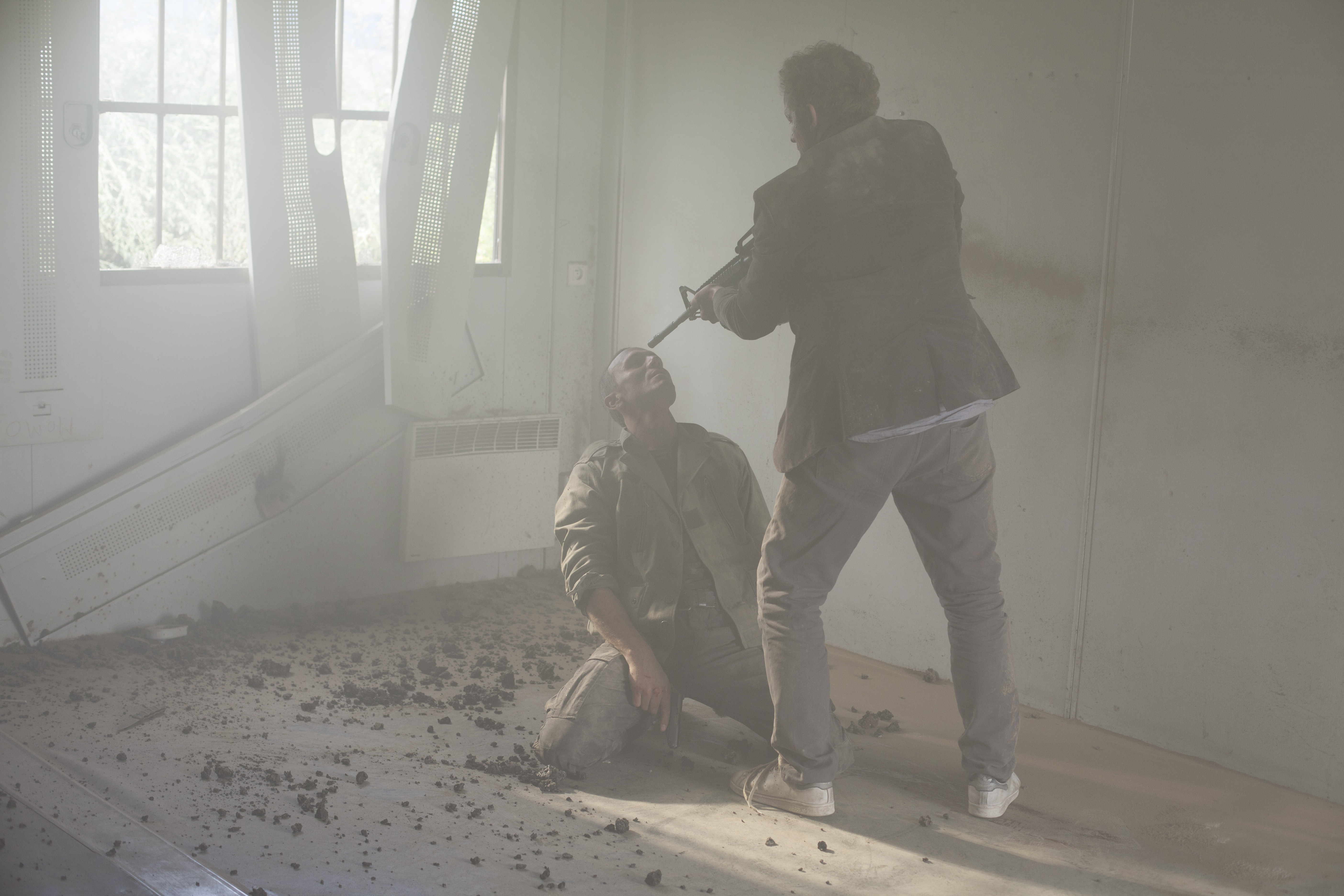 Malik Zidi and Dimitri Storoge in Made in France (2015)