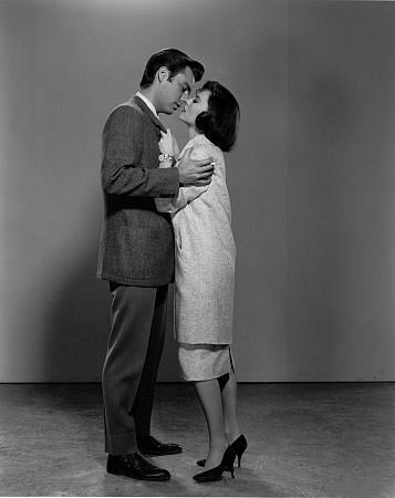 Natalie Wood with Robert Wagner for "All The Fine Cannibals," 1960.