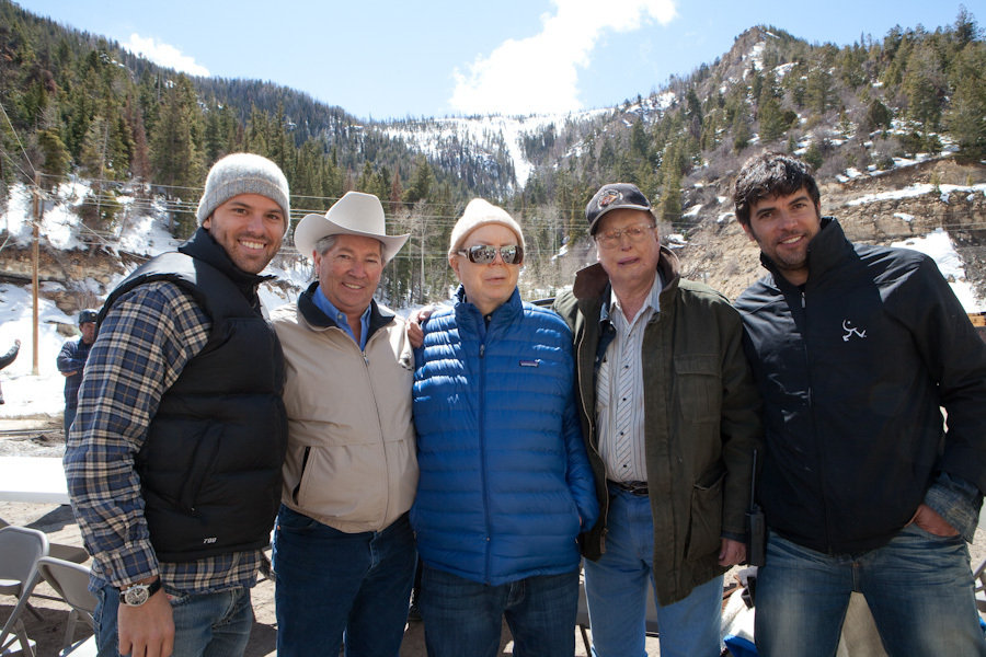 Jsu Garcia, John-Roger, and David Hinkins in The Wayshower (2011)