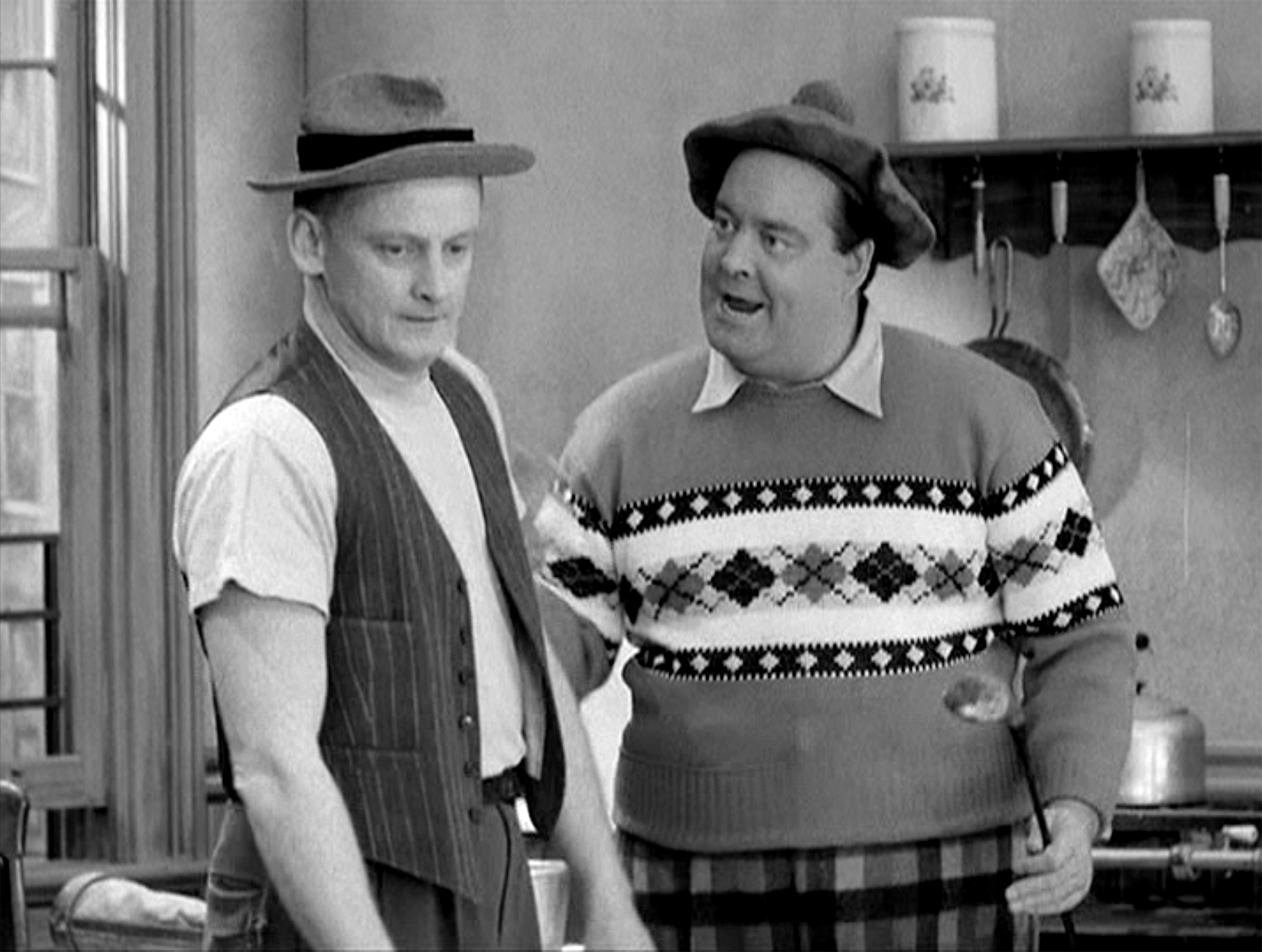 Jackie Gleason and Art Carney in The Honeymooners (1955)