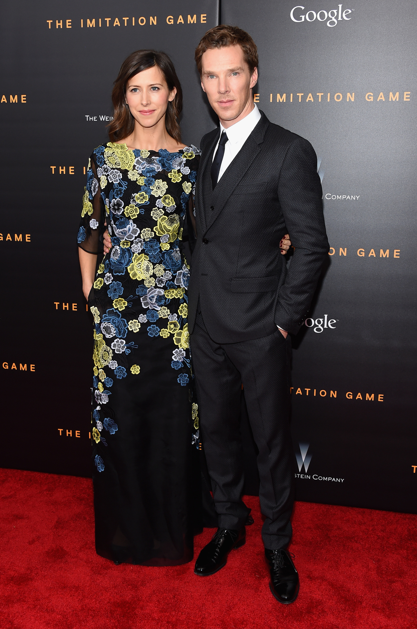 Benedict Cumberbatch and Sophie Hunter at an event for The Imitation Game (2014)