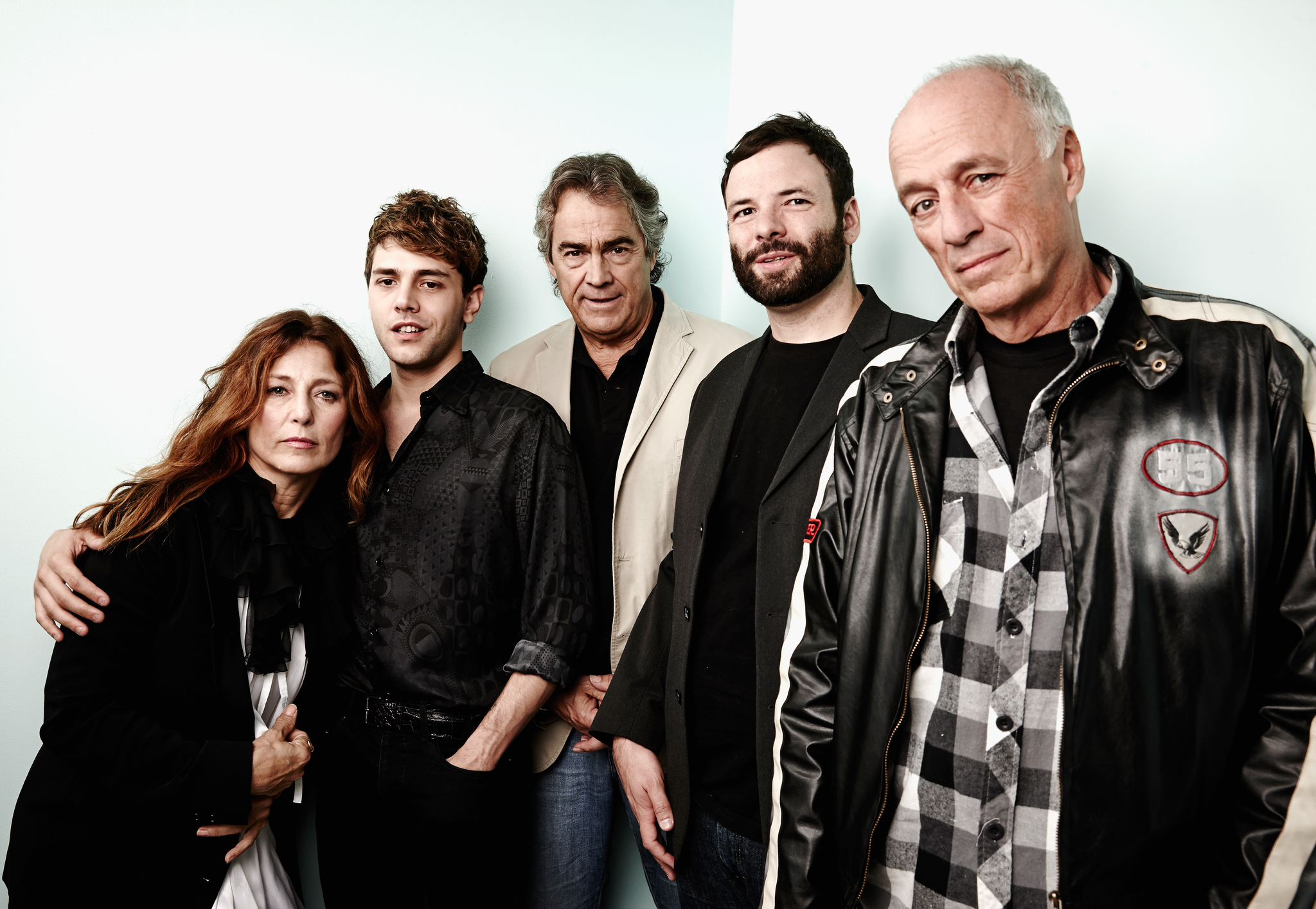 Catherine Keener, Xavier Dolan, Richard Goudreau, and Nicolas Billon at an event for Elephant Song (2014)