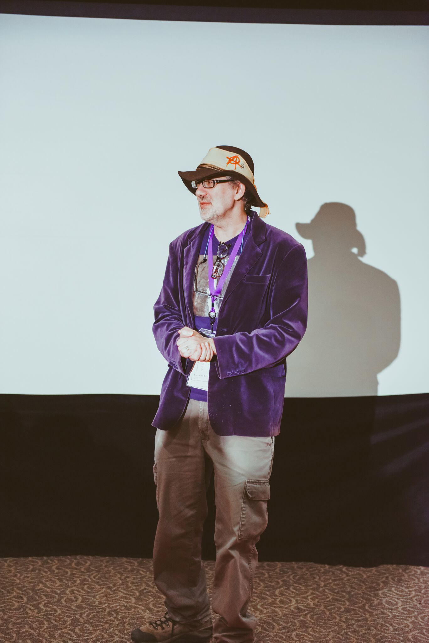 Dan Mirvish at an event for Bernard and Huey (2017)