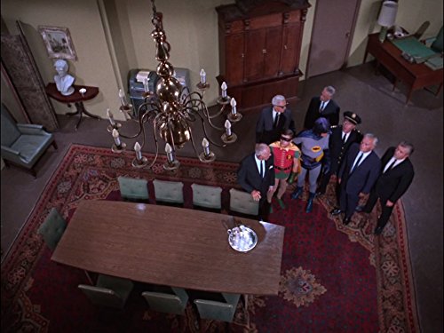 Adam West, John Gallaudet, Eddie Garrett, Neil Hamilton, Stafford Repp, Burt Ward, Stuart Wilson, and Herbert Maass in Batman (1966)