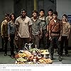 Thomas Brodie-Sangster, Alexander Flores, Kaya Scodelario, Dexter Darden, Dylan O'Brien, Ki Hong Lee, Bryce Romero, and Gary Hood in Maze Runner: The Scorch Trials (2015)