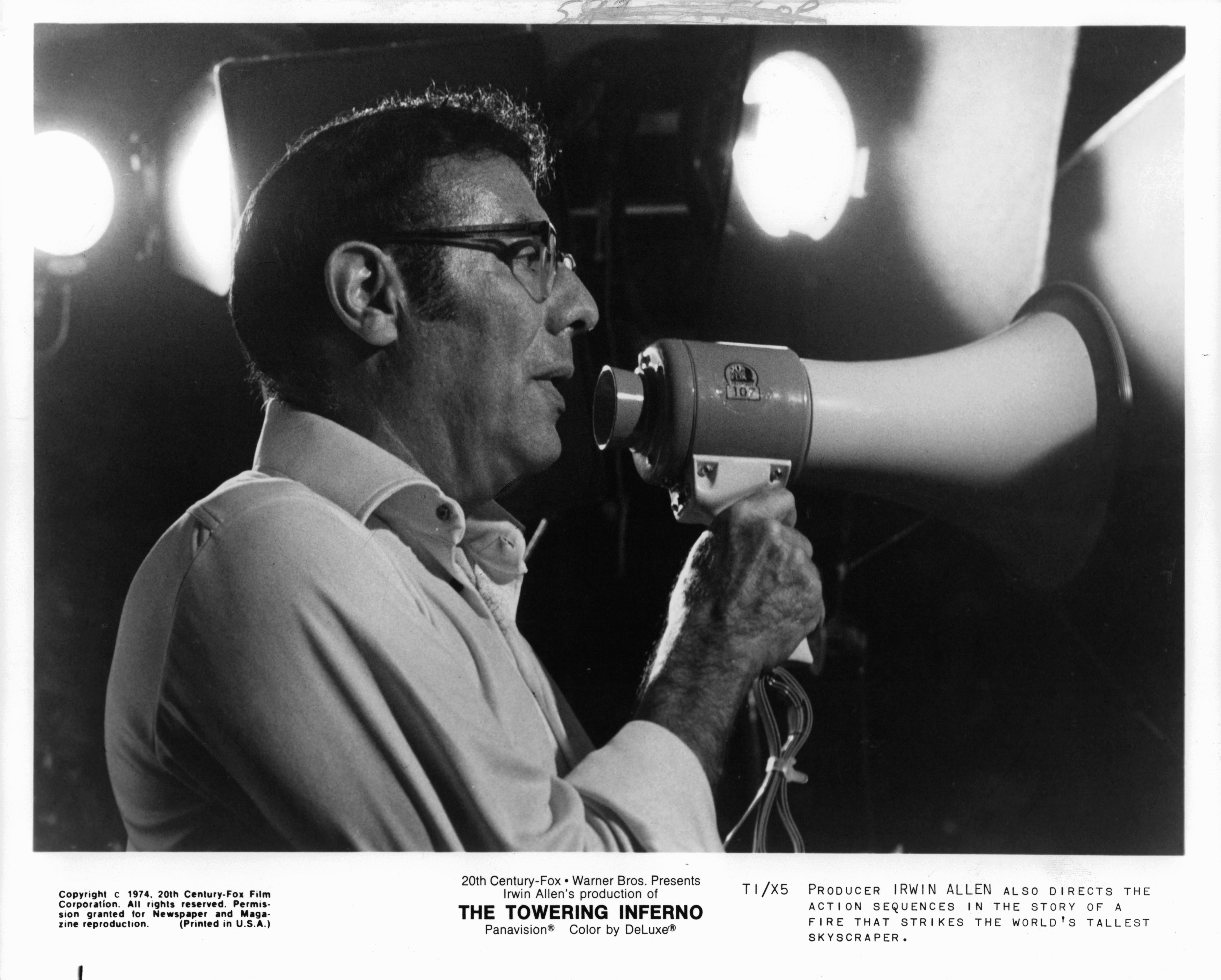 Irwin Allen in The Towering Inferno (1974)