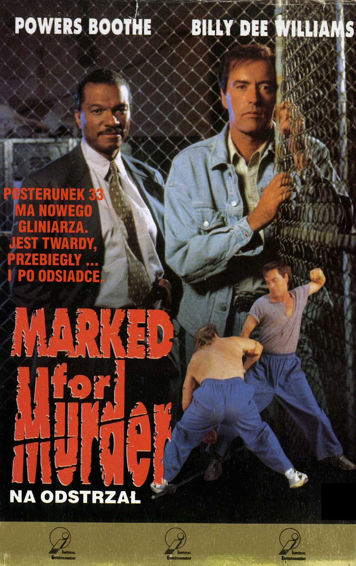 Powers Boothe and Billy Dee Williams in Marked for Murder (1993)