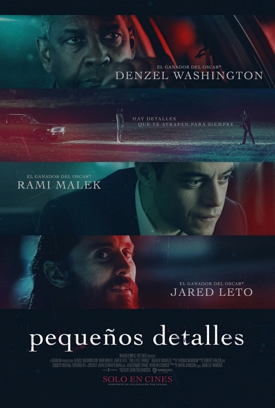 Denzel Washington, Jared Leto, and Rami Malek in The Little Things (2021)