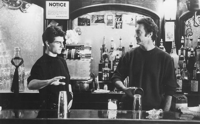 Tom Cruise and Bryan Brown in Cocktail (1988)