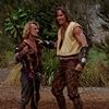 Kevin Sorbo and Michael Hurst in Hercules: The Legendary Journeys (1995)